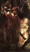 REMBRANDT Harmenszoon van Rijn The Nightwatch (detail) oil painting picture wholesale
